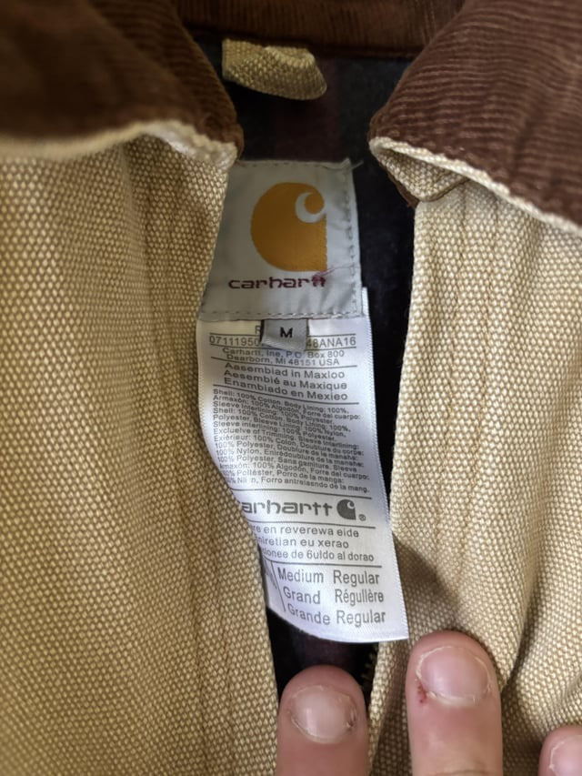 Carhartt jacket X Stussy