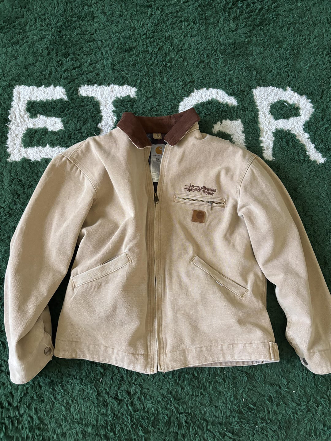 Carhartt jacket X Stussy
