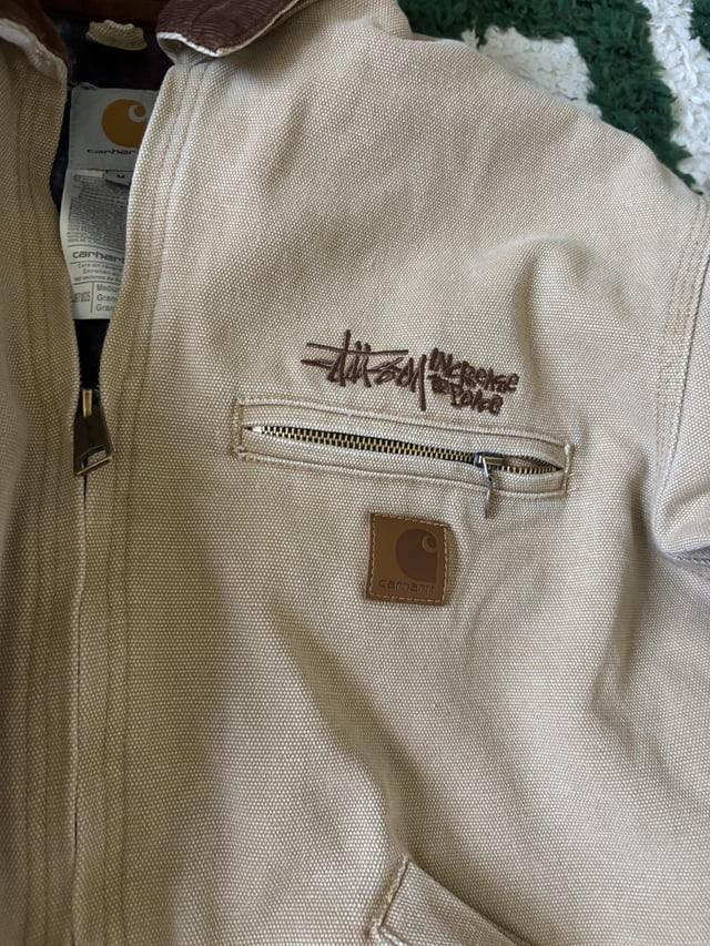 Carhartt jacket X Stussy